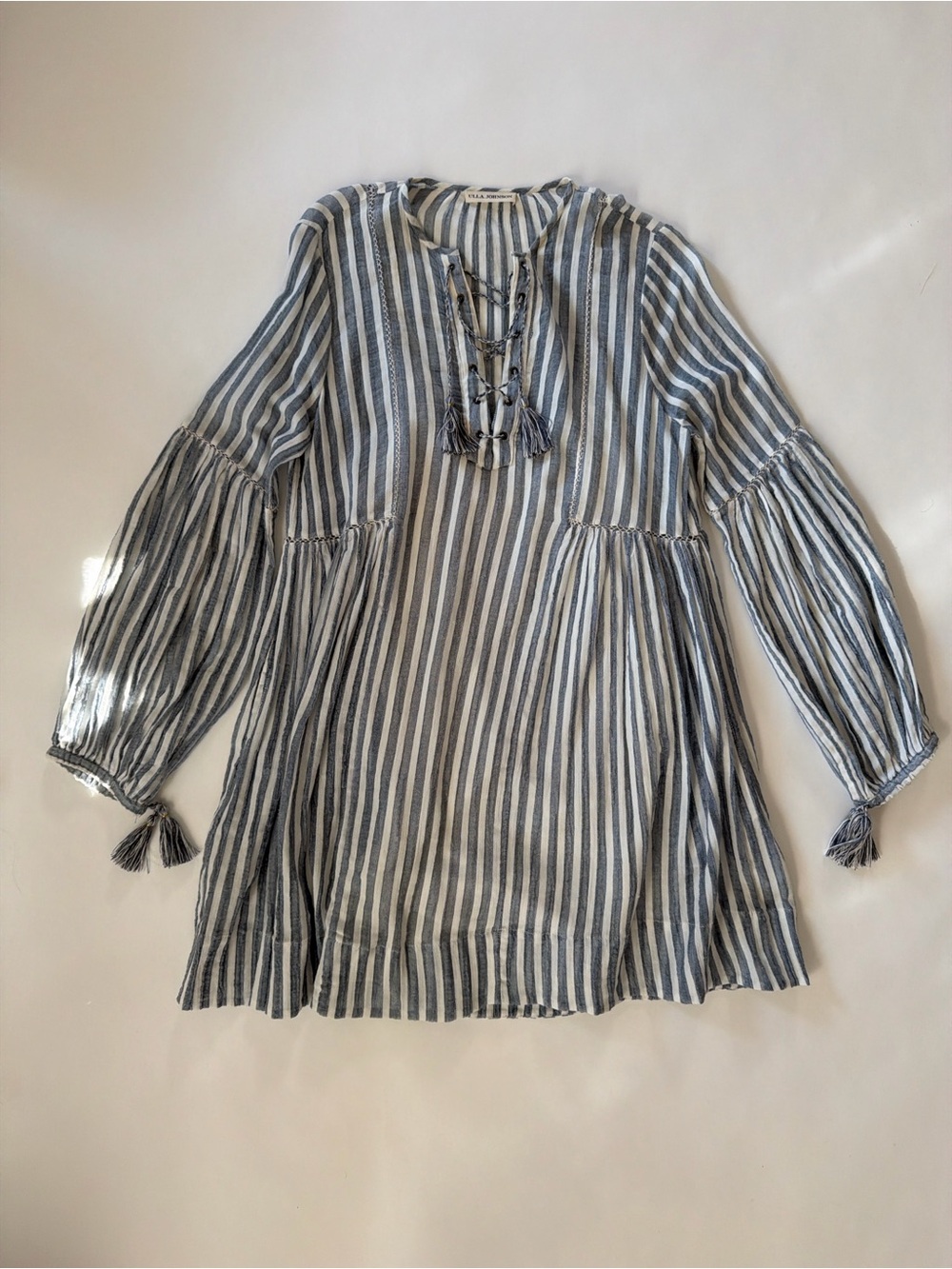 Ulla Johnson Helena Striped Mini Dress